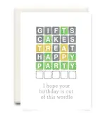 Inkwell Cards Out of This Wordle | Birthday Greeting Card