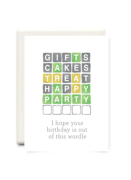 Out of This Wordle | Birthday Greeting Card