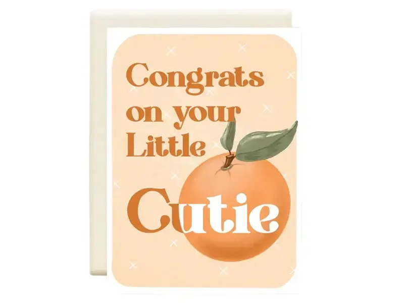 Inkwell Cards Congrats On Your Little Cutie | New Baby Greeting Card