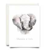 Inkwell Cards Thanks A Ton | Thank You Card