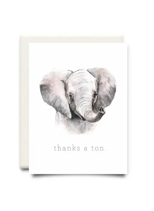 Thanks A Ton | Thank You Card
