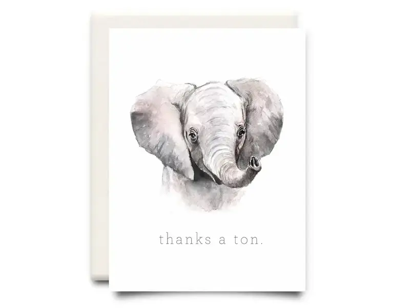 Inkwell Cards Thanks A Ton | Thank You Card