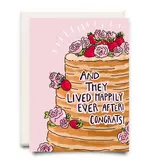 Inkwell Cards Happily Ever After! Congrats! | Wedding Greeting Card