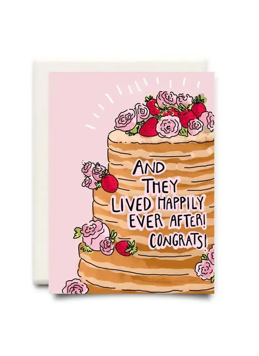Happily Ever After! Congrats! | Wedding Greeting Card