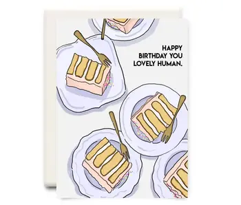 Lovely Human | Birthday Greeting Card