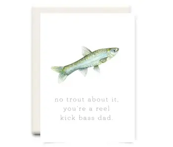 Kick Bass Dad | Father's Day Greeting Card