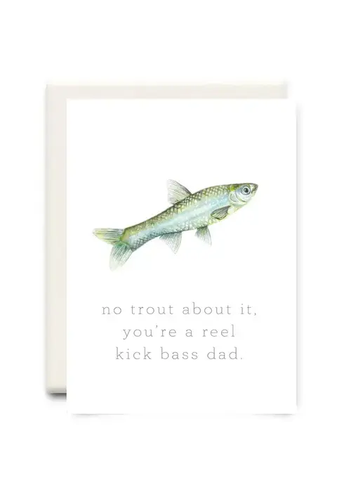 Kick Bass Dad | Father's Day Greeting Card