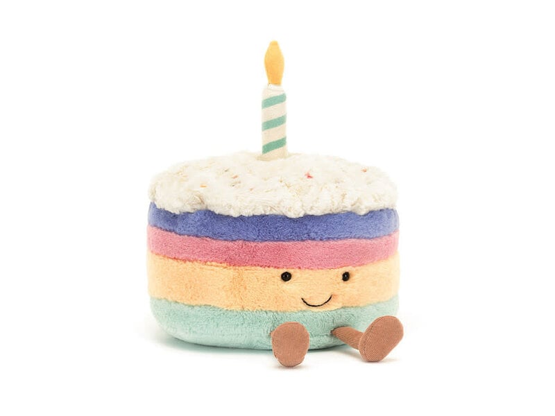JellyCat Inc Amuseables Rainbow Birthday Cake