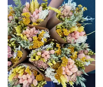 Dried Flowers - Market Bouquet - Pink Lemonade (Single Bouquet)