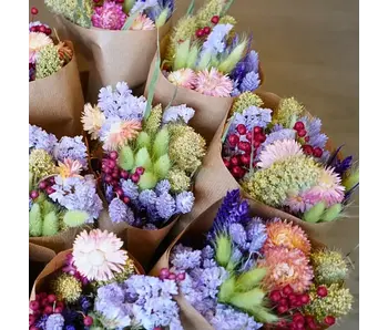 Dried Flowers - Market Bouquet - Purple Dusk (Single Bouquet)