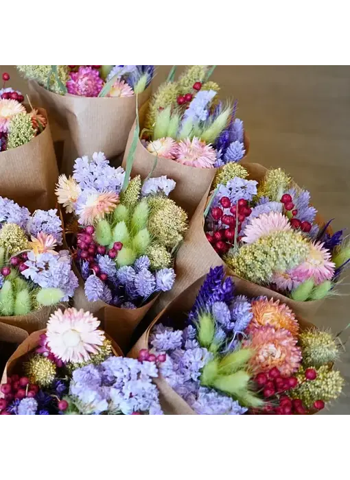 Dried Flowers - Market Bouquet - Purple Dusk (Single Bouquet)