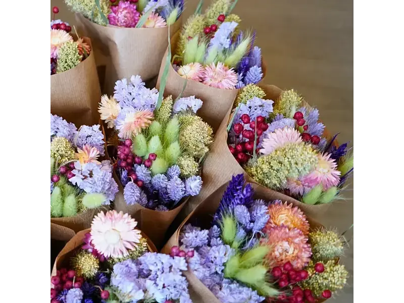 Penny + Clover Dried Flowers - Market Bouquet - Purple Dusk (Single Bouquet)