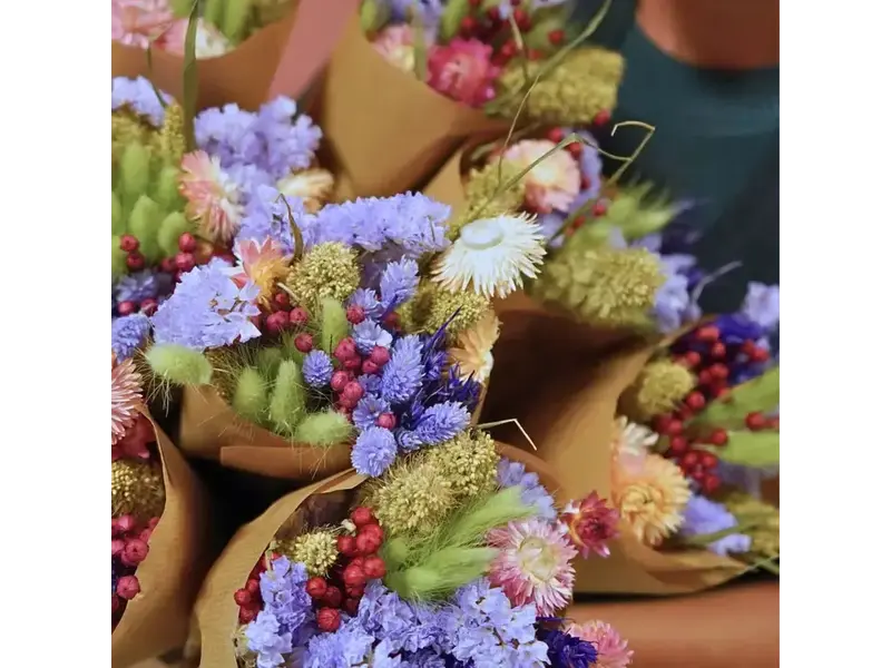 Penny + Clover Dried Flowers - Market Bouquet - Purple Dusk (Single Bouquet)