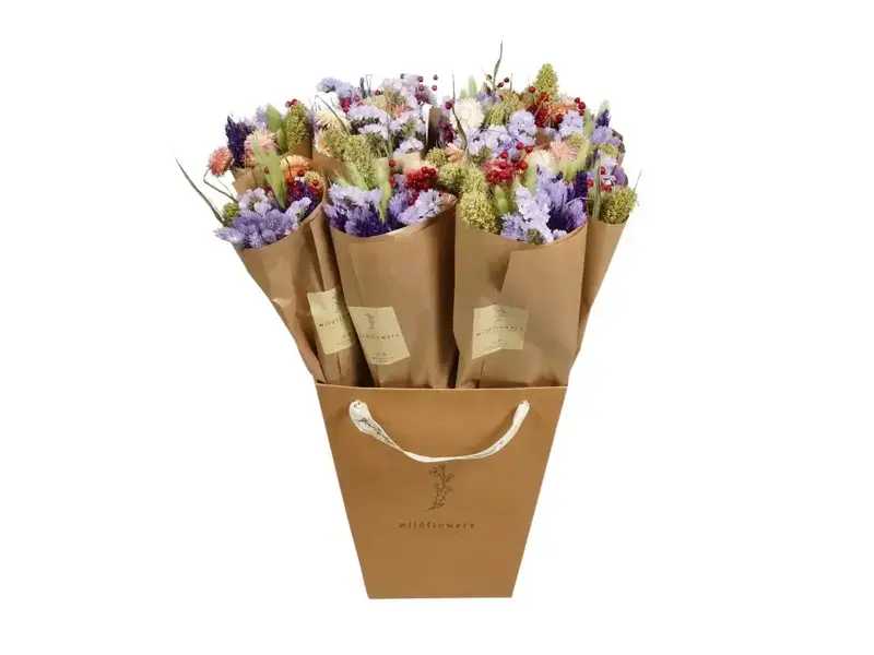 Penny + Clover Dried Flowers - Market Bouquet - Purple Dusk (Single Bouquet)