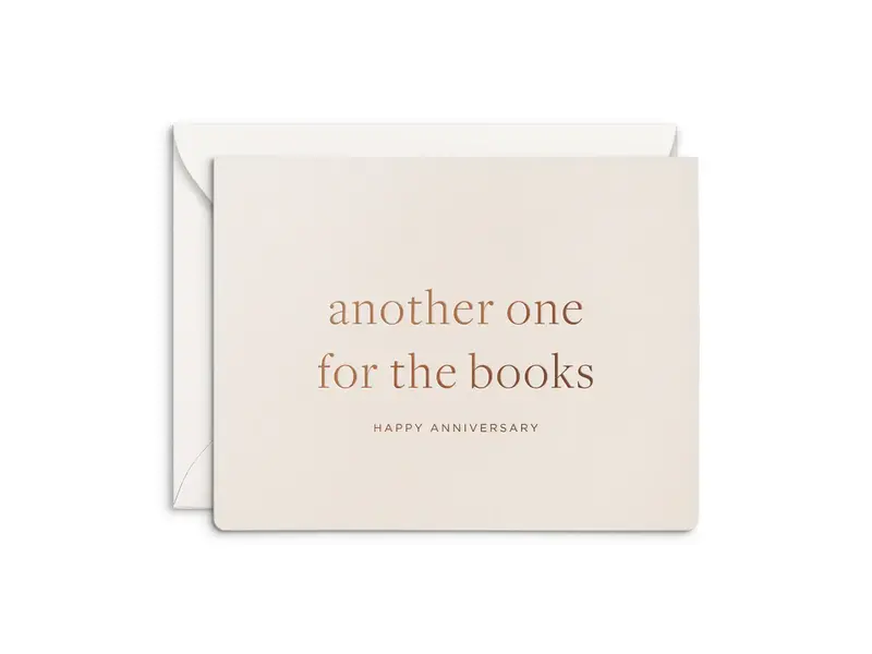 Smitten on Paper For the Books Greeting Card