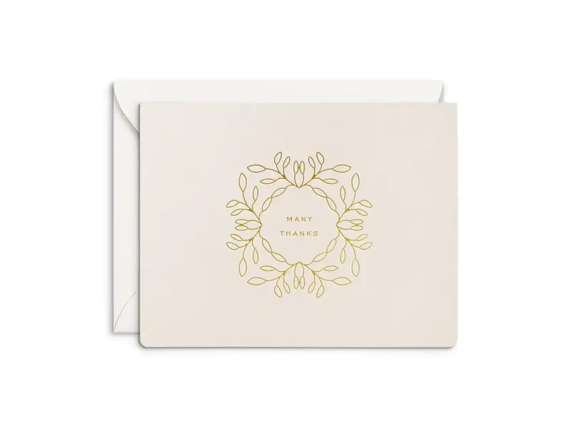 Smitten on Paper Many Thanks Card