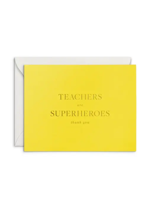 Teachers Are Superheroes Greeting Card