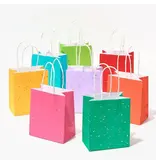 Paper Source Bright Colorful Gold Fleck Treat Bags - pack of 8