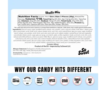 Swedish Candy Skulls Mix (8 oz)