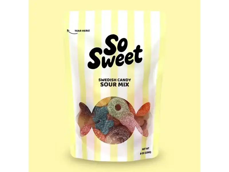 SoSweet LLC Swedish Candy Sour Mix (8 oz)