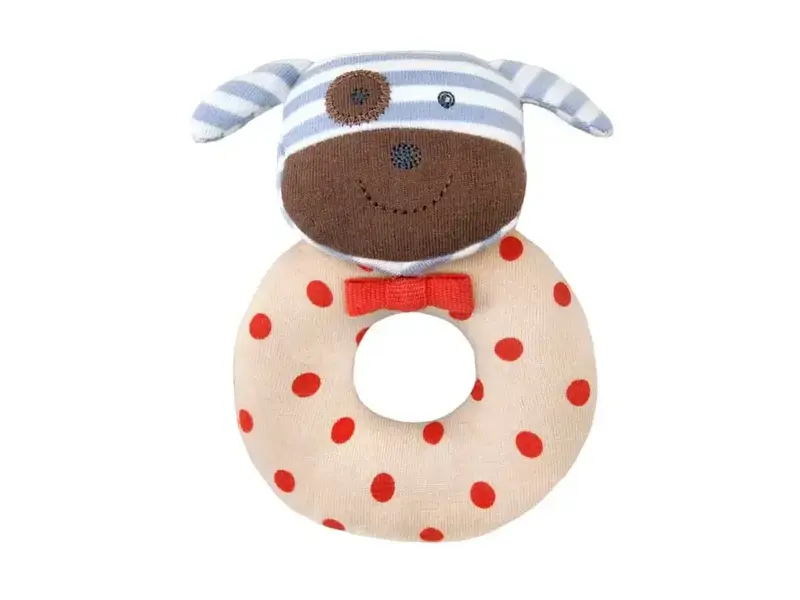 Apple Park Boxer the Dog - Teething Rattle