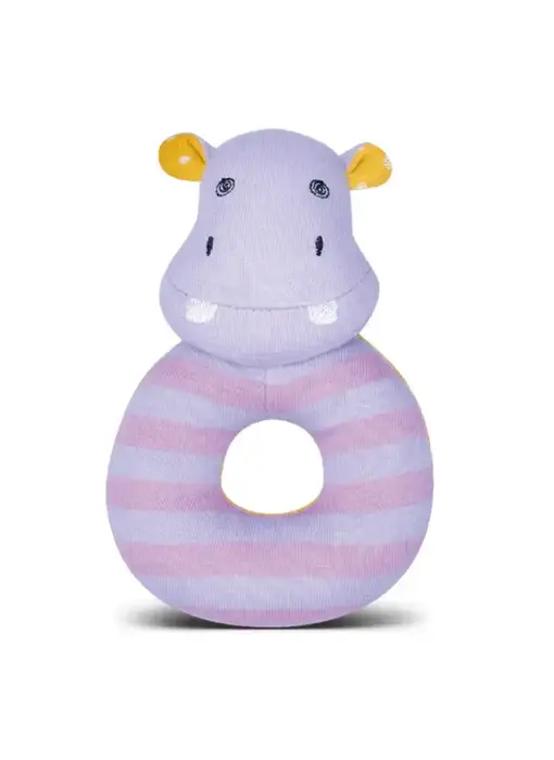 Coco Hippo - Teething Rattle