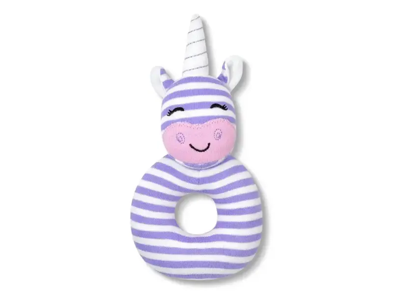 Apple Park Cupcake the Unicorn - Teething Rattle