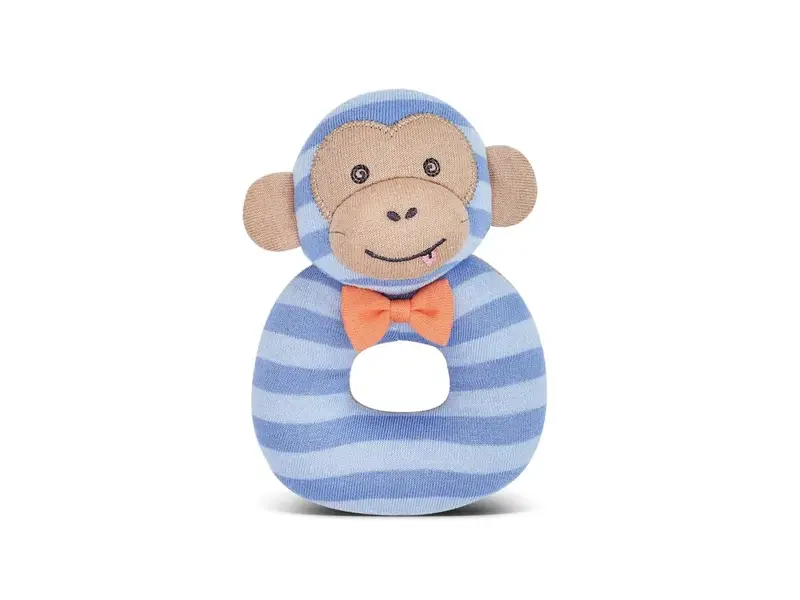 Apple Park Marvin Monkey - Teething Rattle