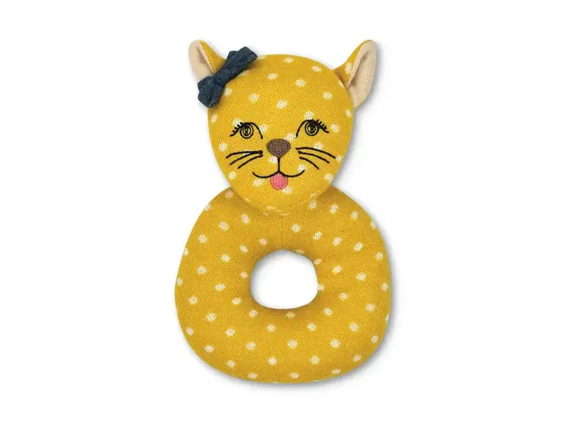 Apple Park Rita Cheetah - Teething Rattle