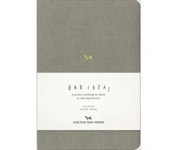 Notebook For Bad Ideas (Grey/Lined)
