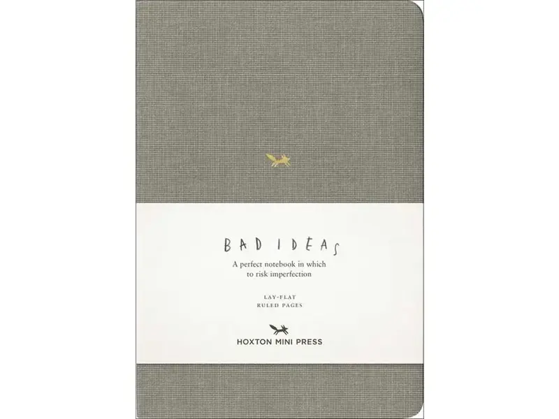 simon & schuster Notebook For Bad Ideas (Grey/Lined)