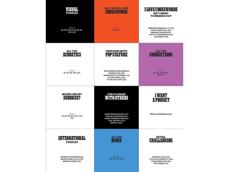 simon & schuster Puzzle Mania! By the New York Times Games