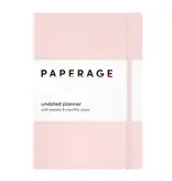 Paperage Undated Planner Weekly & Monthly Views