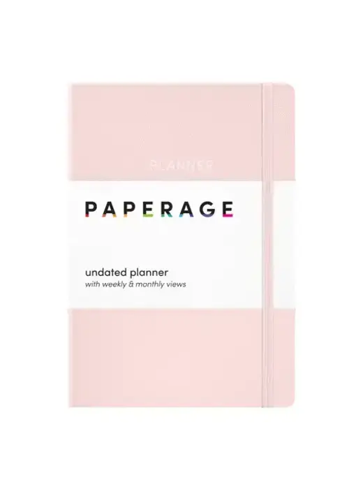 Undated Planner Weekly & Monthly Views