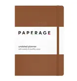Paperage Undated Planner Weekly & Monthly Views