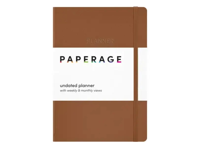 Paperage Undated Planner Weekly & Monthly Views