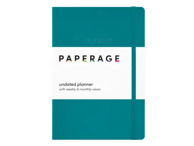 Paperage Undated Planner Weekly & Monthly Views