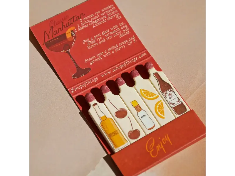 A Shop of Things Manhattan Matchbook