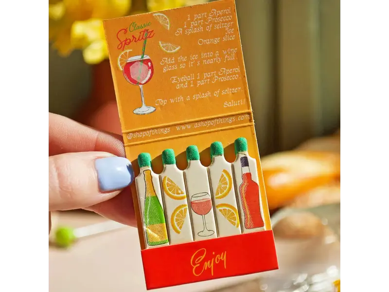 A Shop of Things Spritz Matchbook