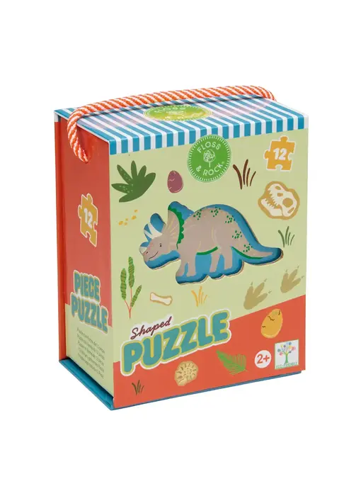 Dino 12pc Shaped Puzzle