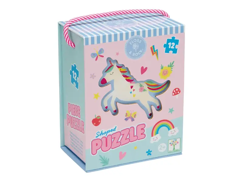 Floss and Rock Rainbow Fairy 12pc Shaped Puzzle