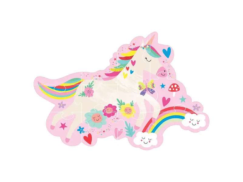 Floss and Rock Rainbow Fairy 12pc Shaped Puzzle