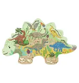 Floss and Rock Dino 60pc Shaped Puzzle
