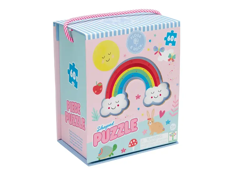 Floss and Rock Rainbow Fairy 60pc Shaped Puzzle