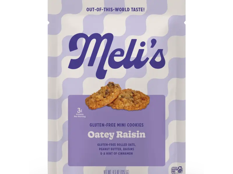Meli's Cookies Oatey Raisin Mini Cookies