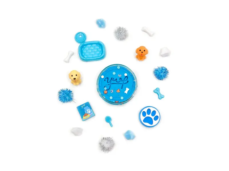 Young + Wild and Friedman Blue Pet Grab & Go Dough Jar