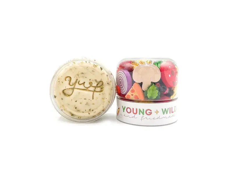 Young + Wild and Friedman Pizza Grab & Go Dough Jar