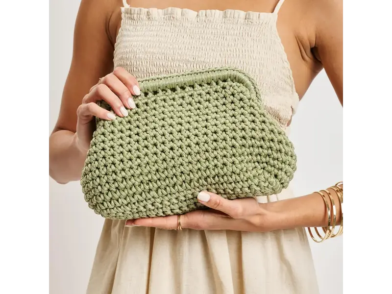 Moda Luxe Anastasia Clutch - sage