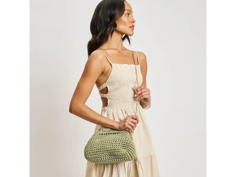 Moda Luxe Anastasia Clutch - sage