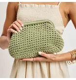Moda Luxe Anastasia Clutch - sage